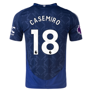 adidas Manchester United Authentic Casemiro Away w/ EPL Patch 24/25 (Night Indigo)