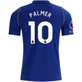 Nike Mens Chelsea FC Cole Palmer Home Jersey w/ EPL + No Room For Racism + Club World Cup Champion Patches 26/27 (Bright Royal/Gold)