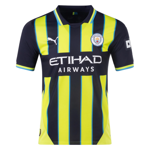 Puma Manchester City Away Jersey 24/25 (New Navy/Yellow Glow) - Soccer ...