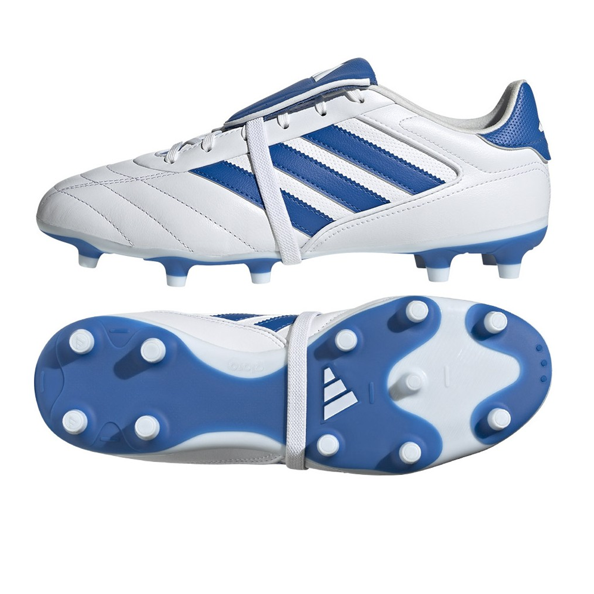 adidas Copa Gloro II FG Soccer Cleats (White/Royal Blue)