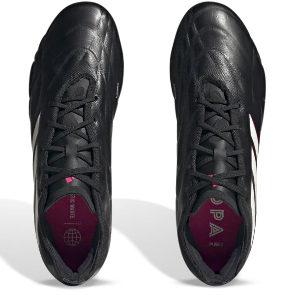 Limited Edition Adidas Copa Pure. 2 FG Leather Soccer Cleats Black/Pink Size10 adidas Copa Pure.2 Firm Ground Soccer Cleats (Black/Shock Pink) main image 4