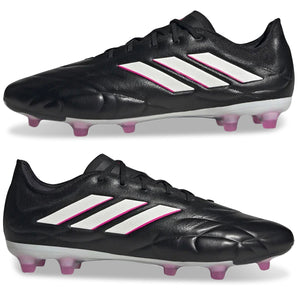 adidas Copa Pure.2 Firm Ground Soccer Cleats (Black/Shock Pink)