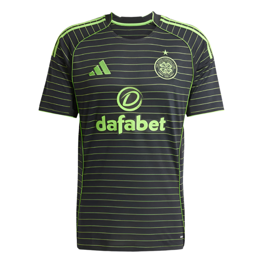 adidas Men's Celtic Away Jersey 25/26 (Black)