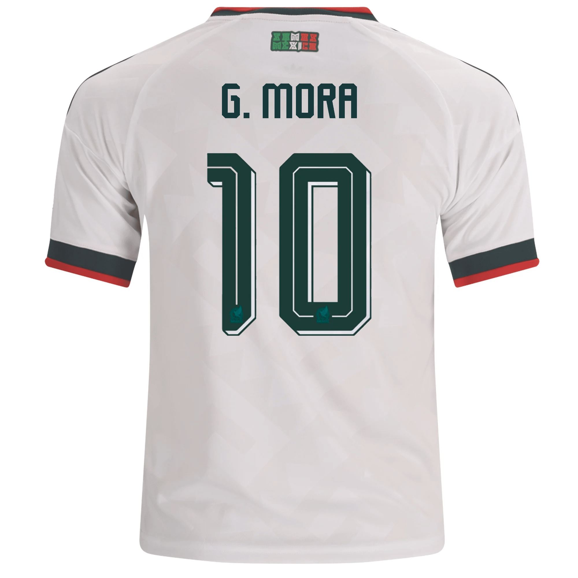 adidas Youth Mexico Gilberto Mora Away Jersey 2026 (White)