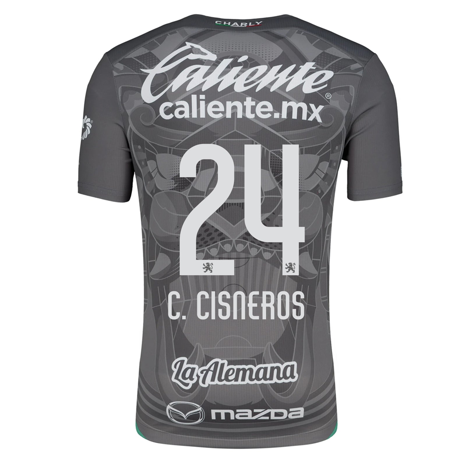 Charly Carlos Cisneros Leon Third Jersey 24/25 (Grey/Green)