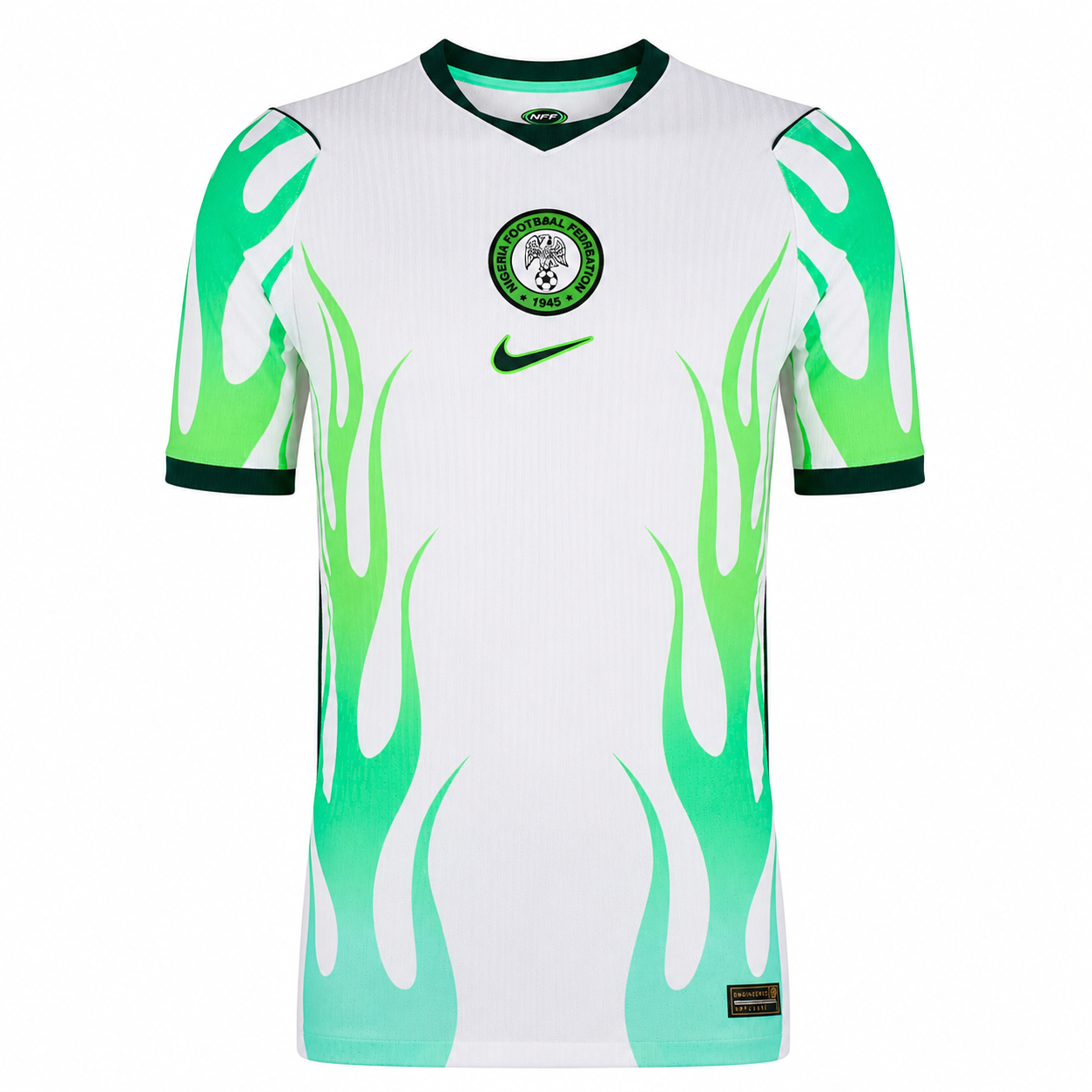 Nike Mens Nigeria Match Authentic Away Jersey 2026 (White/Green)