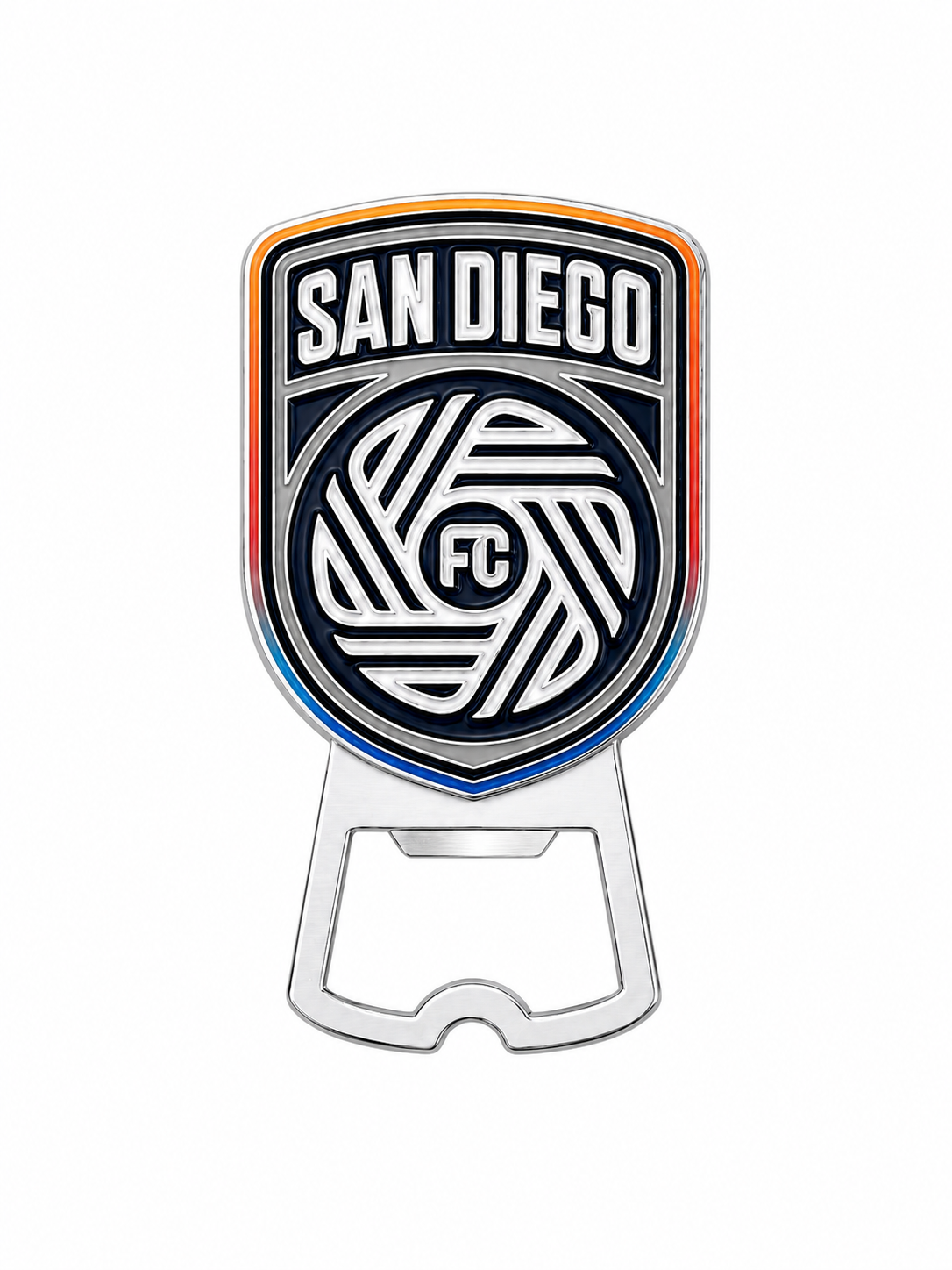 San Diego FC Magnetic Metal Bottle Opener