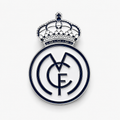 Real Madrid White Enamel Pin