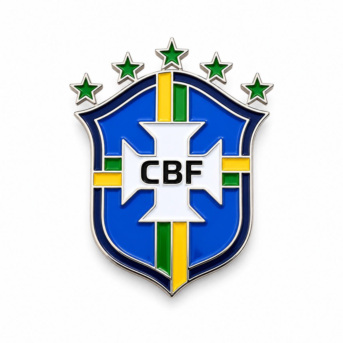 Brazil CBF National Team Logo Enamel Pin