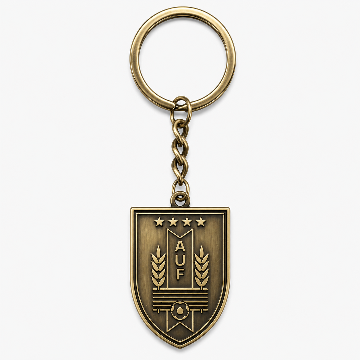 Uruguay National Team Metal Keychain