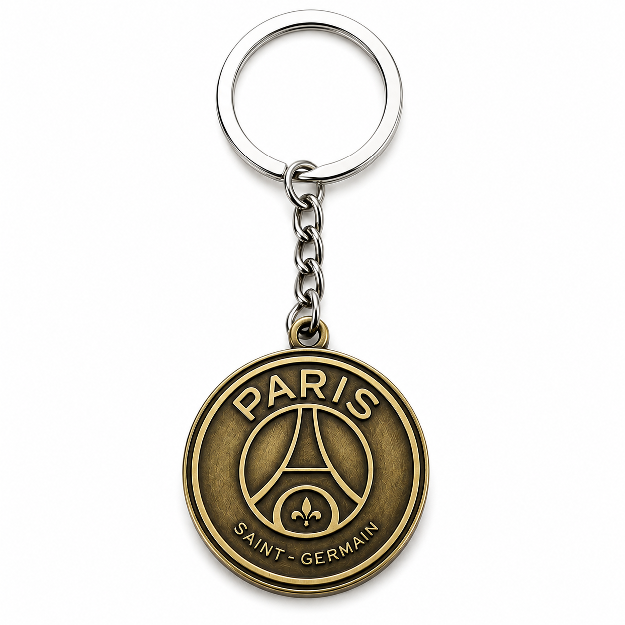 Paris Saint Germain FC Metal Keychain