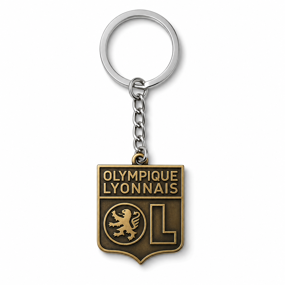 Olympique Lyonnais Metal Keychain