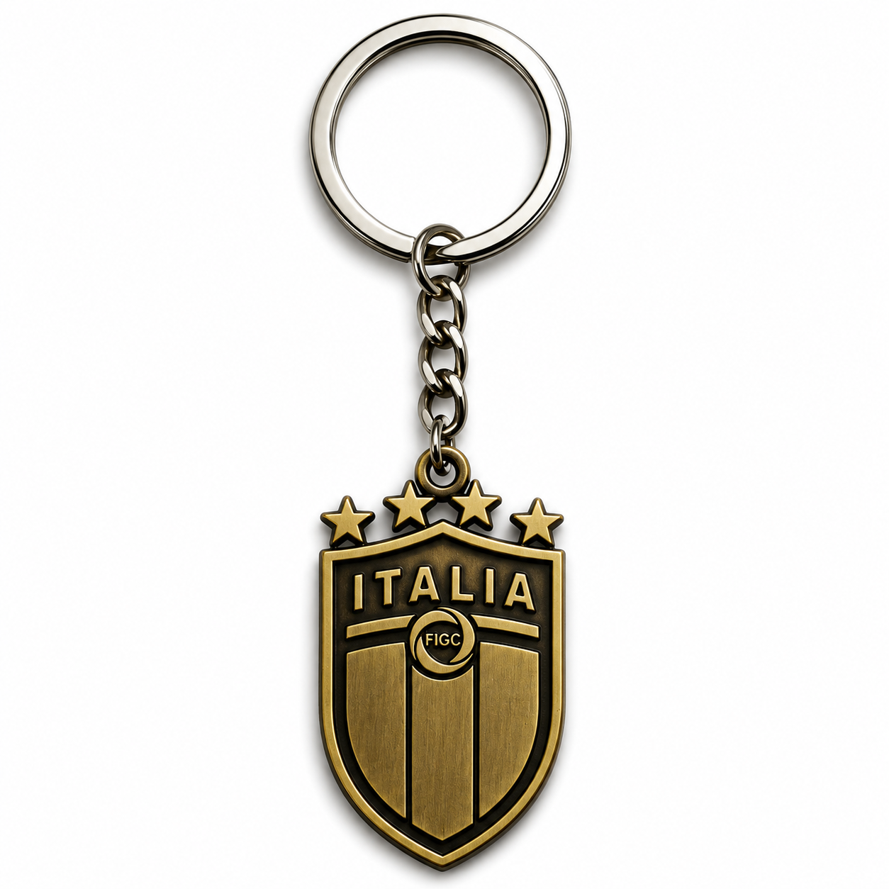 Italy National Team Metal Keychain