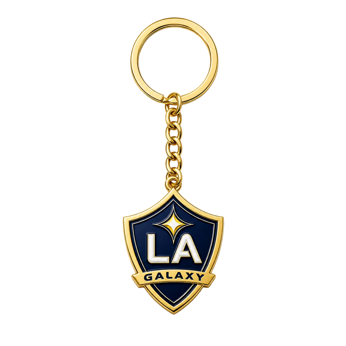LA Galaxy Full Color Metal Keychain