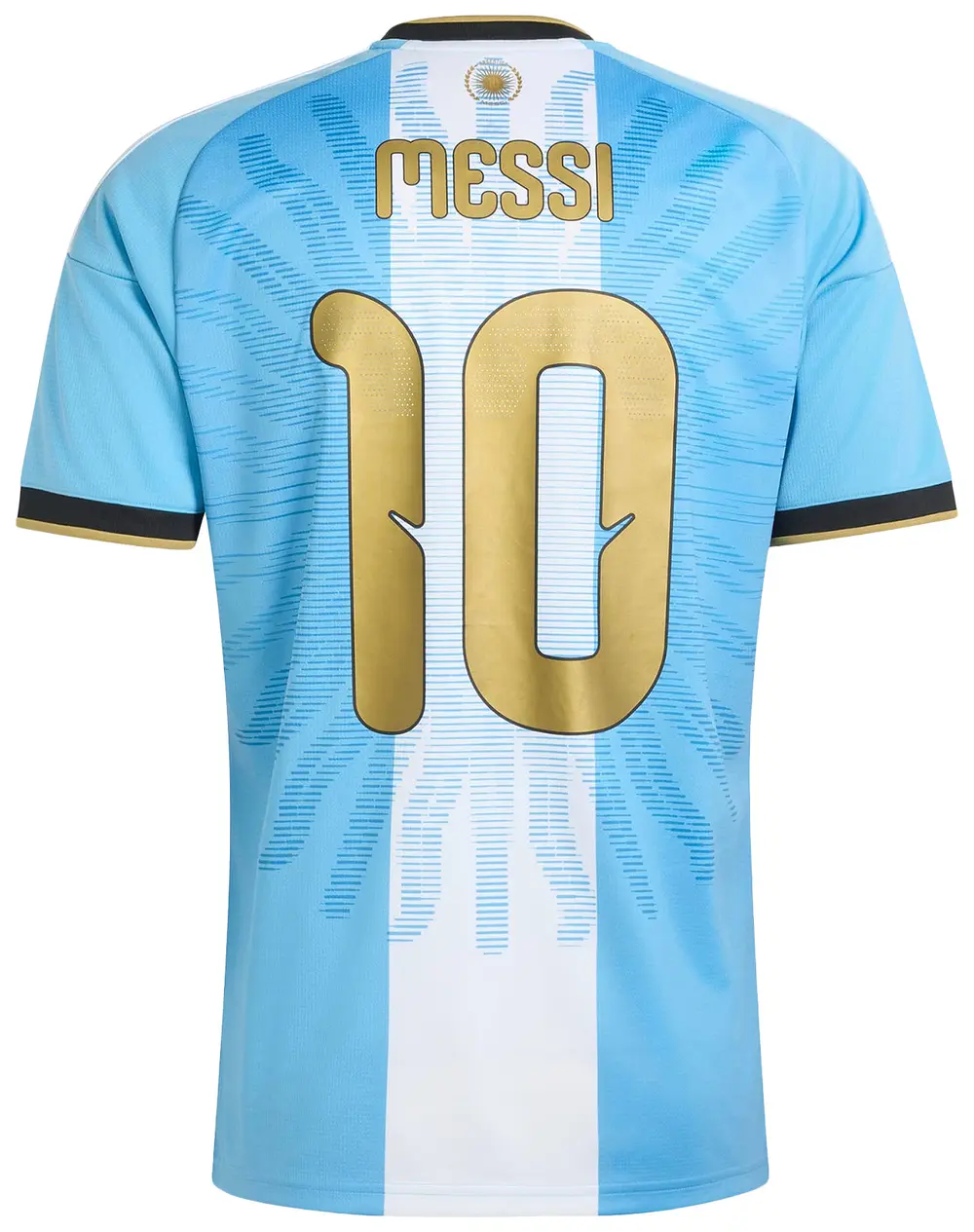 adidas Mens Lionel Messi Argentina Home Anniversary Jersey 2026 (Blue/White)