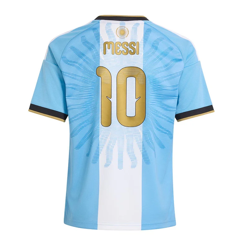 adidas Youth Lionel Messi Argentina Anniversary 2026 Home Soccer Jersey (Blue/White)