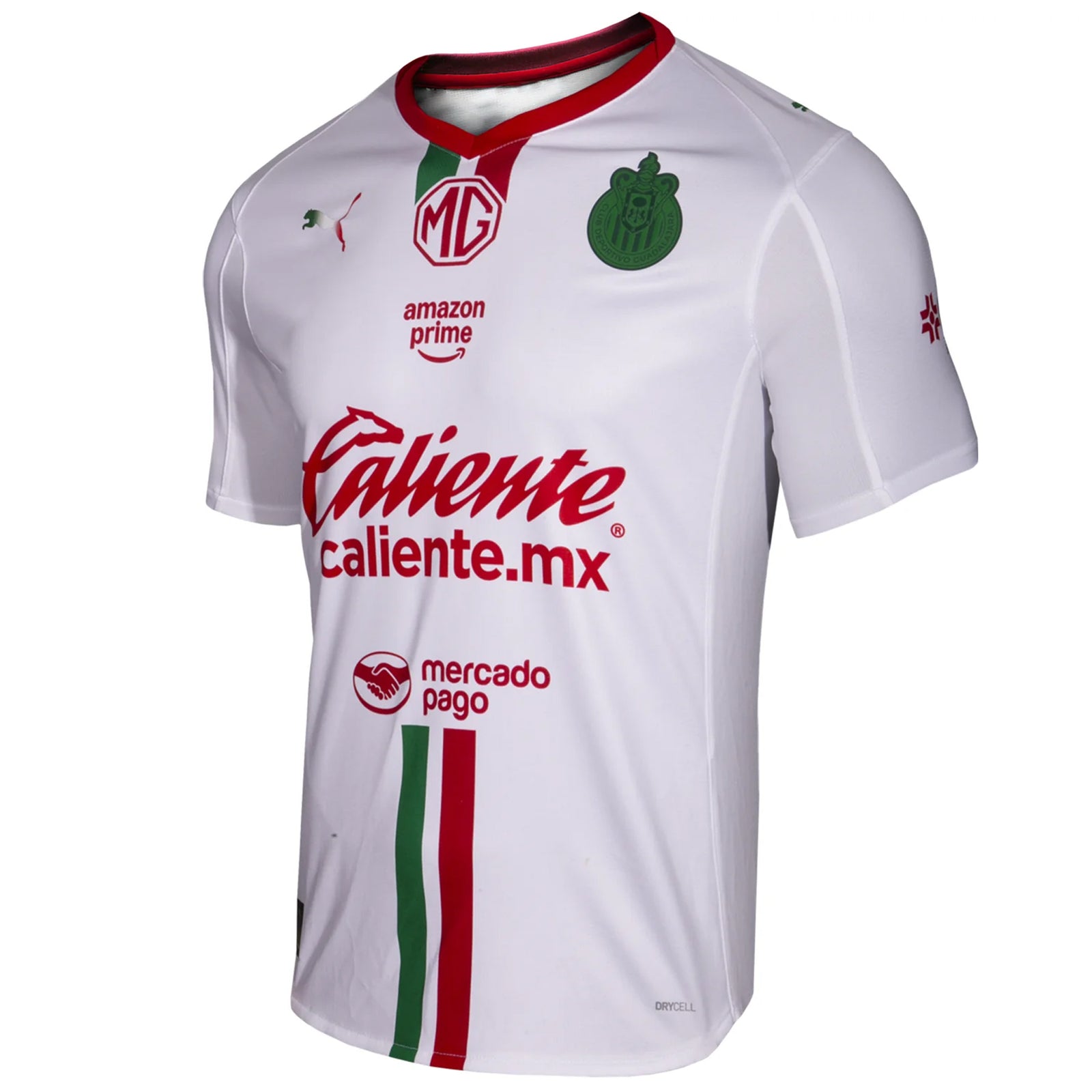Puma Men's Chivas De Guadalajara Away Jersey 25/26 (Puma White/Red/Green)