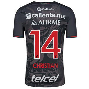 Charly Christian Rivera Xolos de Tijuana Third Jersey 24/25 (Black/Red)