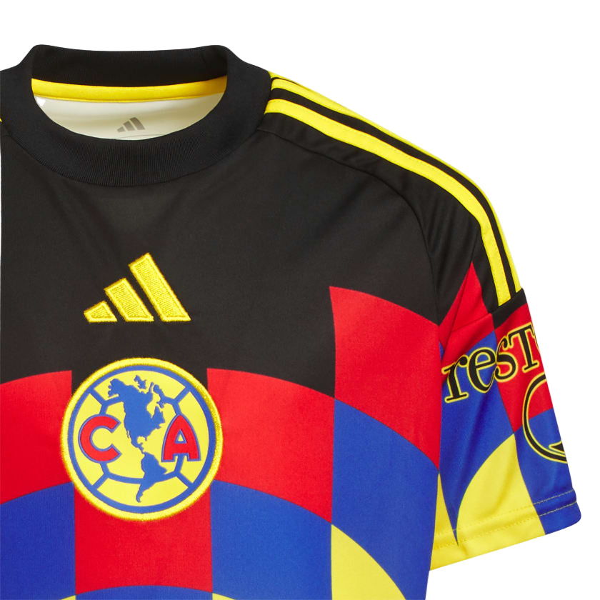 adidas Youth Club America Home Jersey 25/26 (Yellow)