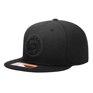 Fan Ink Cruz Azul Dusk Snapback Hat (Black/Black)