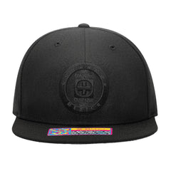 Fan Ink Cruz Azul Dusk Snapback Hat (Black/Black)