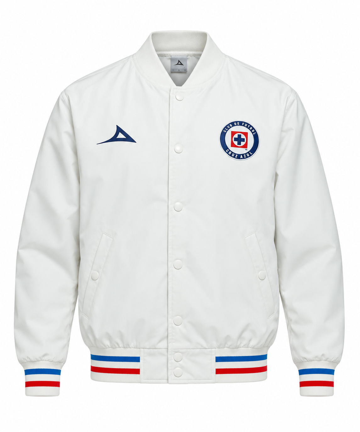 Pirma Men's Cruz Azul 26/27 Bomber Jacket (White/Blue)