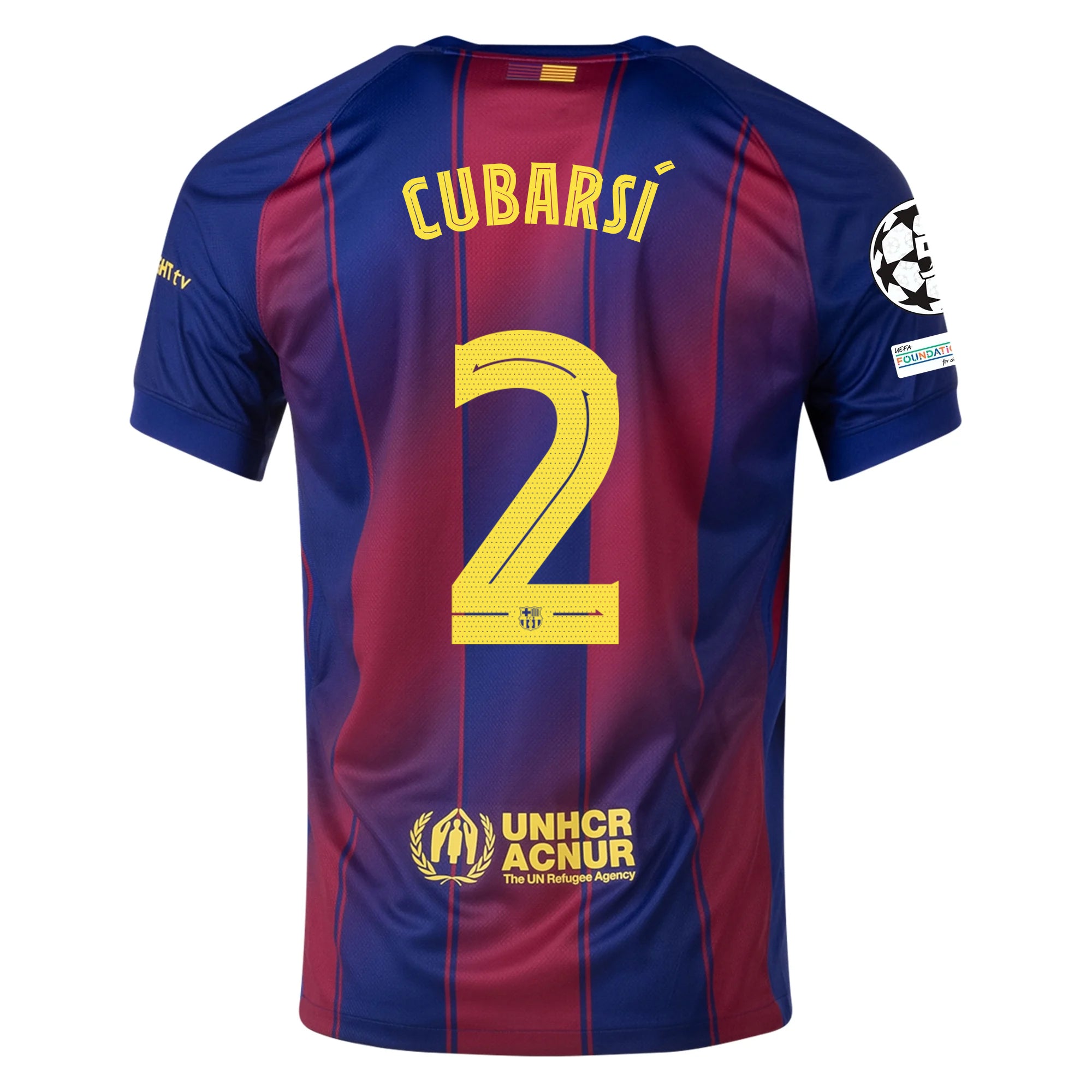 Nike Cubarsi FC Barcelona Home Jersey 25/26 w/ Champions