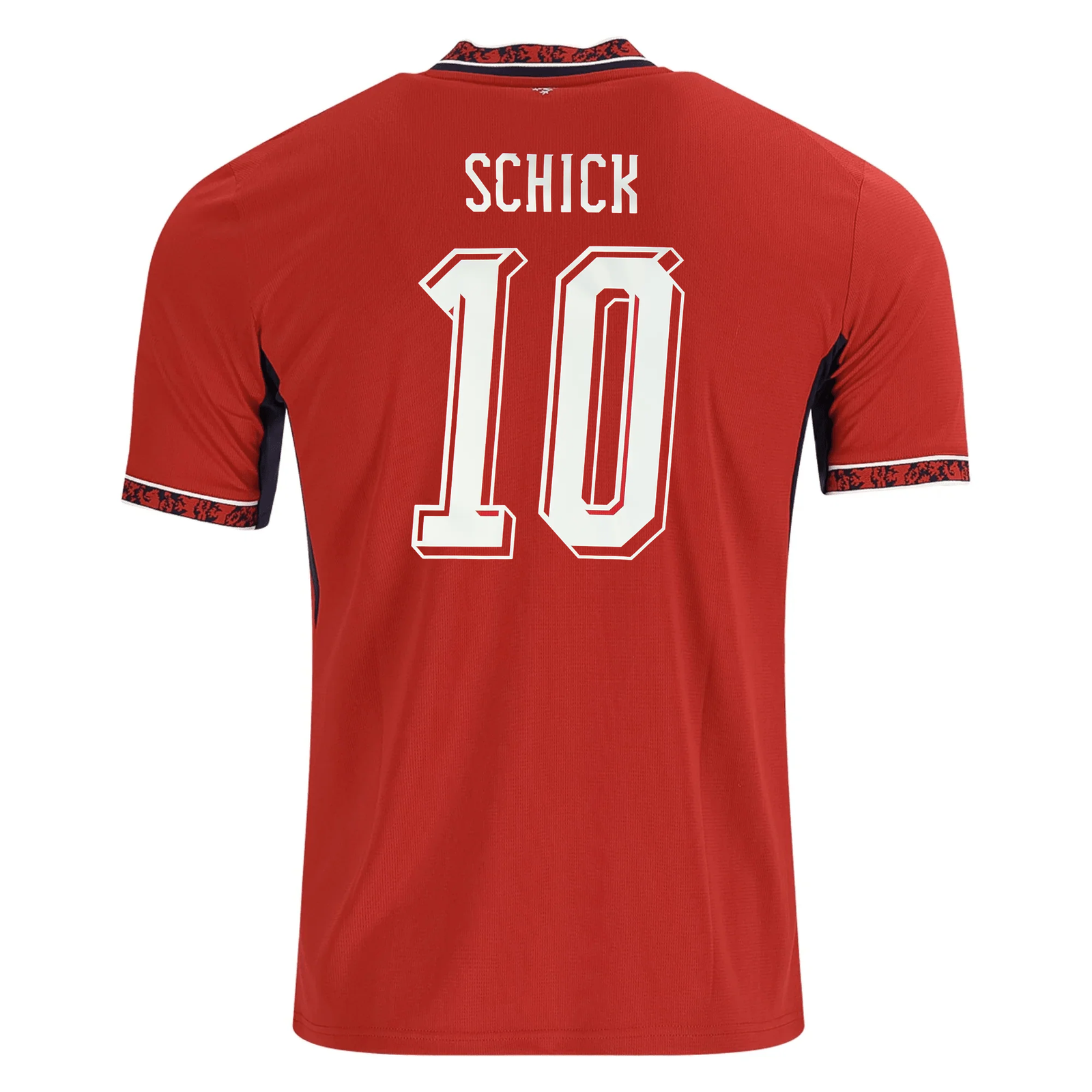 Puma Mens Czechia Patrick Schick Republic Home Stadium Jersey 2026 (Dark Cherry/Navy)