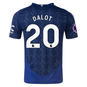 adidas Manchester United Authentic Diogo Dalot Away w/ EPL Patch 24/25 (Night Indigo)