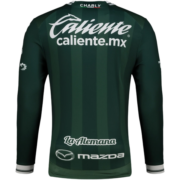Charly León 25/26 Long Sleeve Home Jersey (Dark Green) Soccer Wearhouse