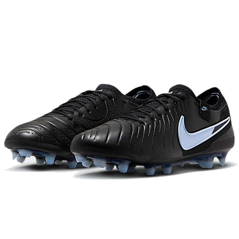Nike Tiempo Legend 10 Elite Firm Ground Soccer Cleats (Ice Blue/Black)