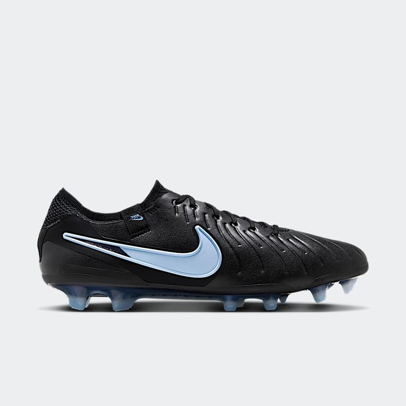 Nike Tiempo Legend 10 Elite Firm Ground Soccer Cleats (Ice Blue/Black)