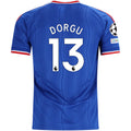 adidas Mens Manchester United Patrick Dorgu Away Jersey w/ Champions League Patches 26/27 (Blue)