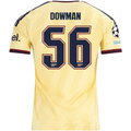 adidas Men's Arsenal FC Max Dowman Third Jersey w/ Champions League Patches 26/27 (Yellow)