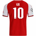 adidas Mens Arsenal Eberechi Eze Home Jersey w/ Champions League Patches 26/27 (Red)