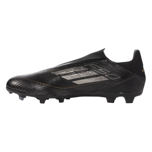 adidas F50 League Lacless FG/MG Soccer Cleats (Black/Iron Metallic)