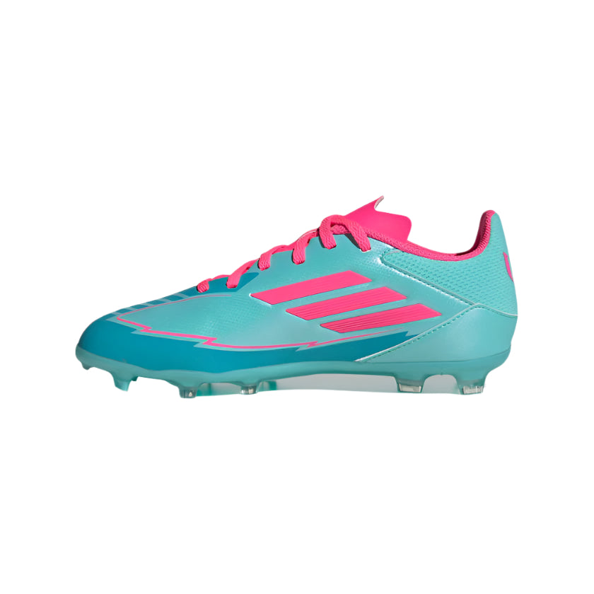 adidas Youth Jr. Messi F50 League FG/MG (Aqua/Lucid Pink)