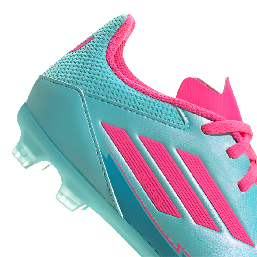 adidas Youth Jr. Messi F50 League FG/MG (Aqua/Lucid Pink)
