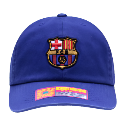 Fan Ink Barcelona Classic Adjustable Hat (Blue)