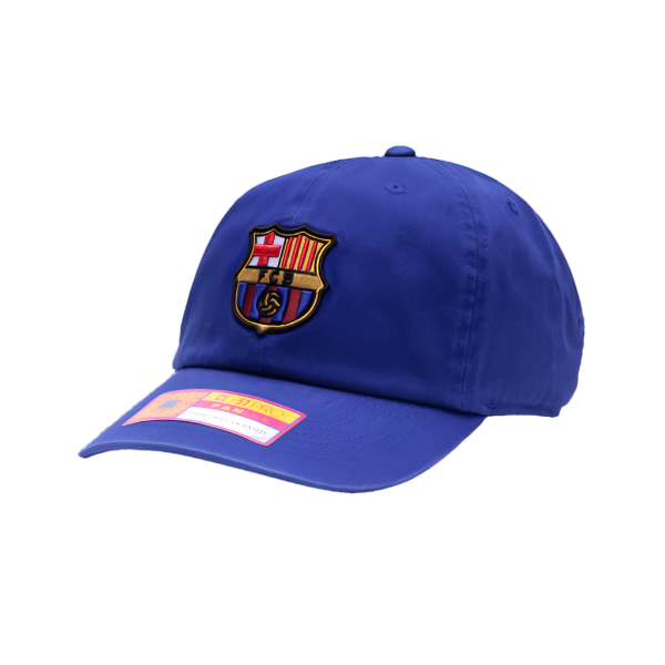 Fan Ink Barcelona Classic Adjustable Hat (Blue)