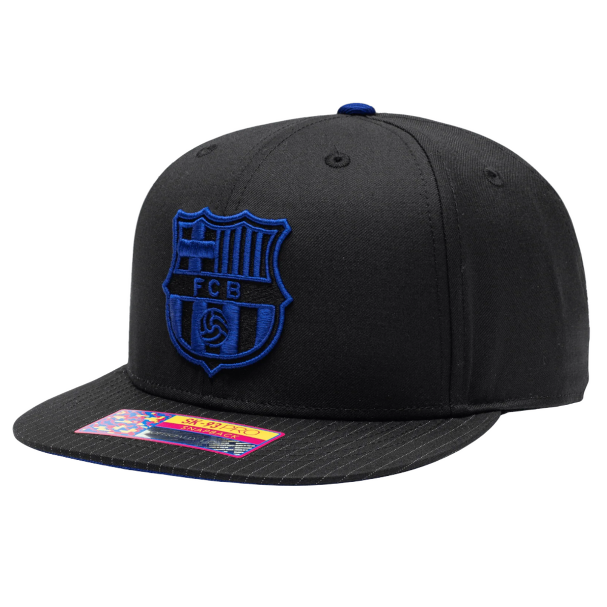 Fan Ink Barcelona Graduate Snapback Hat (Black)