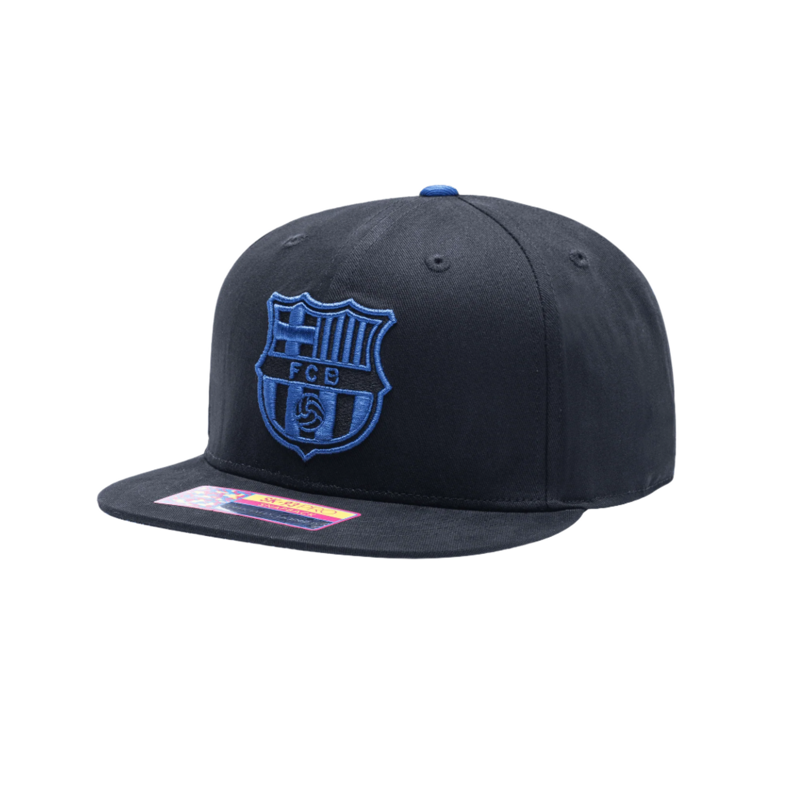 Fan Ink Manchester City Locale Snapback Adjustable Hat (Black/Blue)