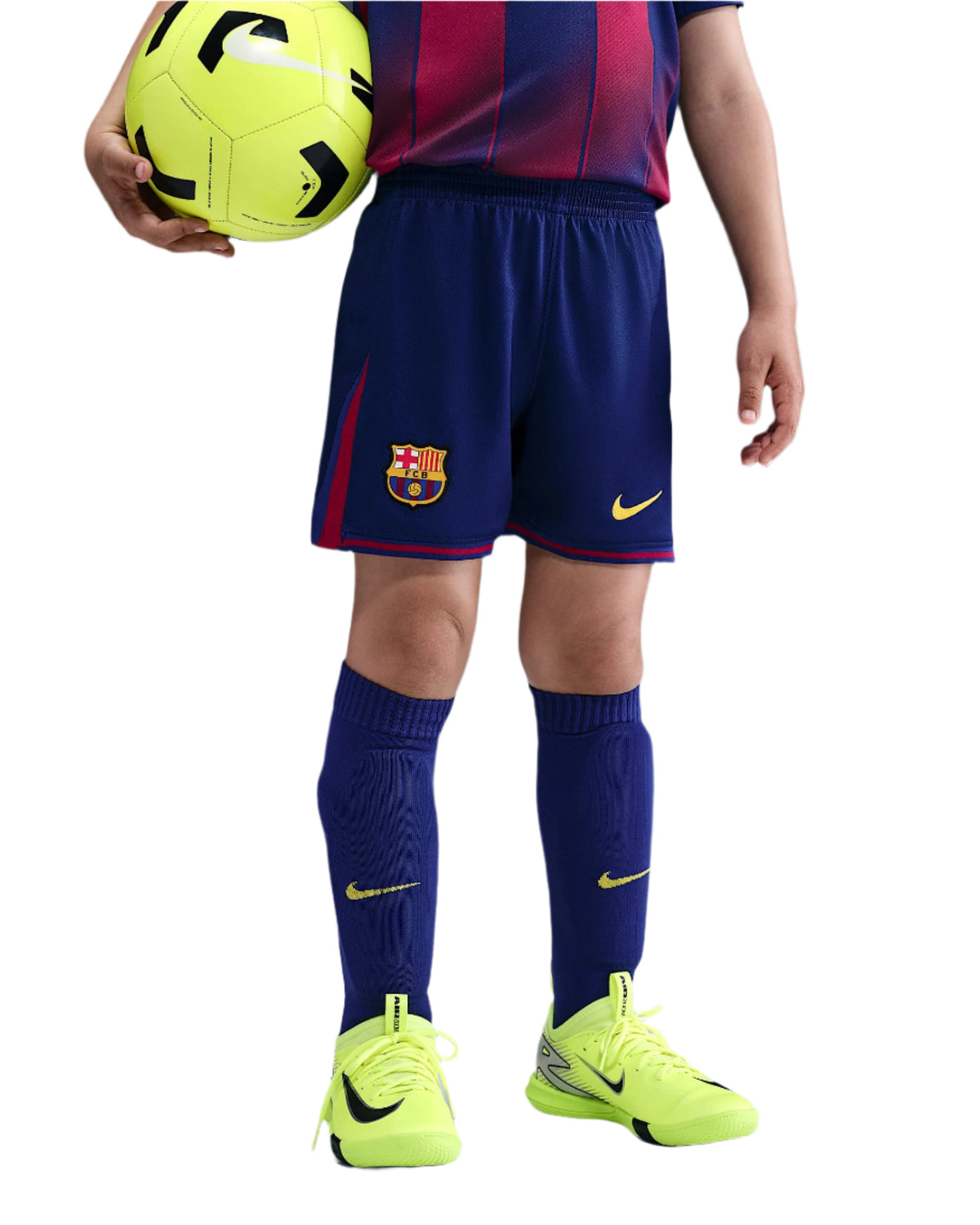 Nike Barcelona Little Kids 3-Piece Home Kit 25/26 (Deep Royal Blue/Midwest Gold)