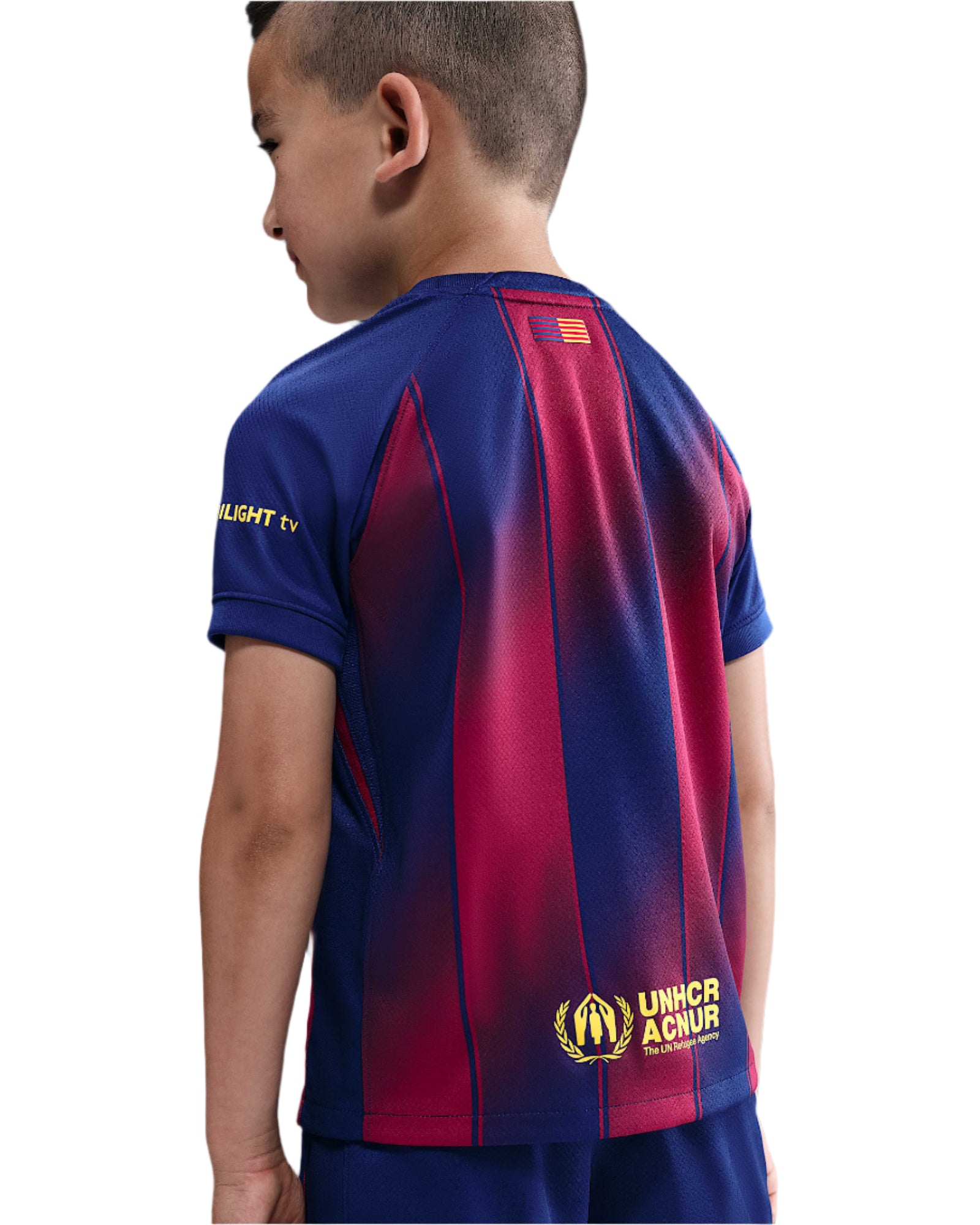 Nike Barcelona Little Kids 3-Piece Home Kit 25/26 (Deep Royal Blue/Midwest Gold)