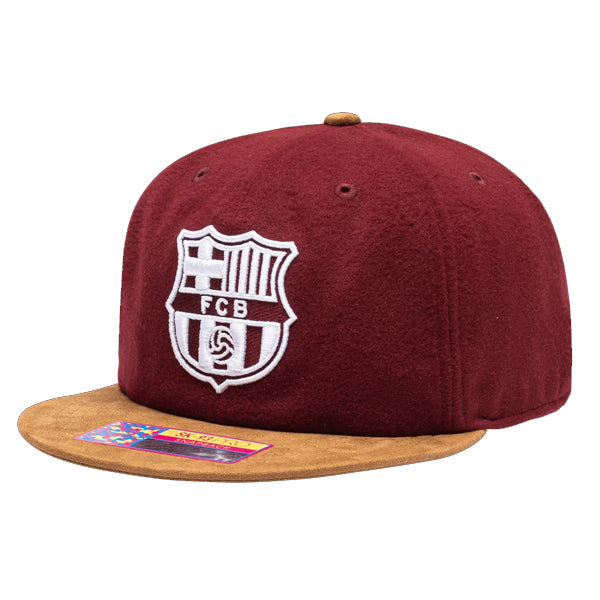 Fan Ink Barcelona Lafayette Snapback Hat (Burgundy)