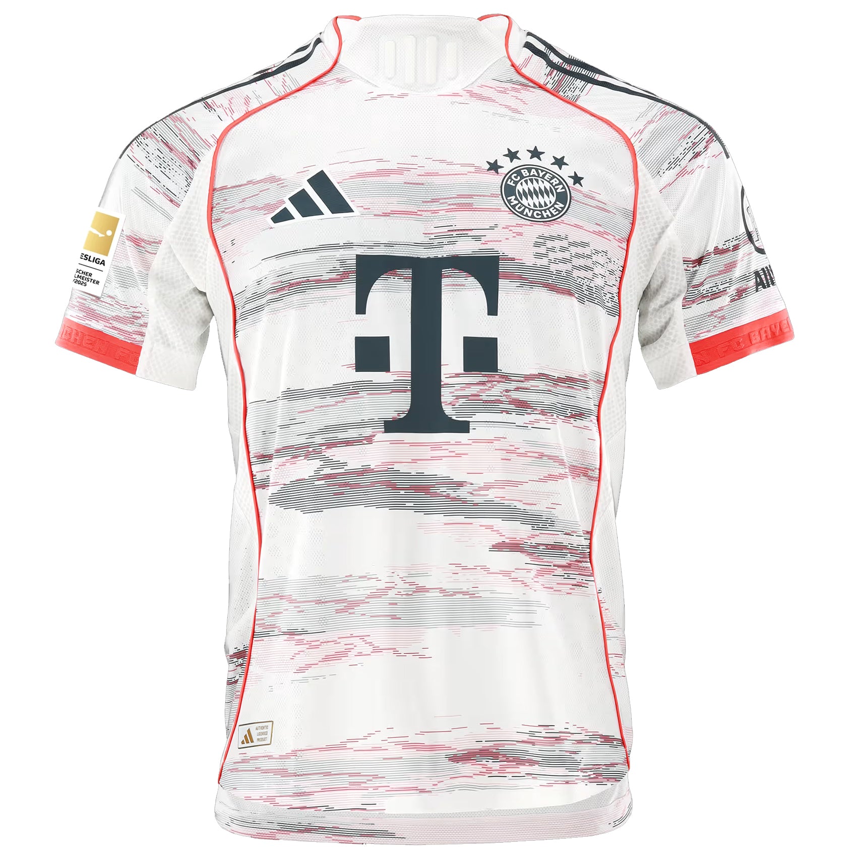 adidas Bayern Munich Authentic Away Jersey 25/26 w/ Sponsor