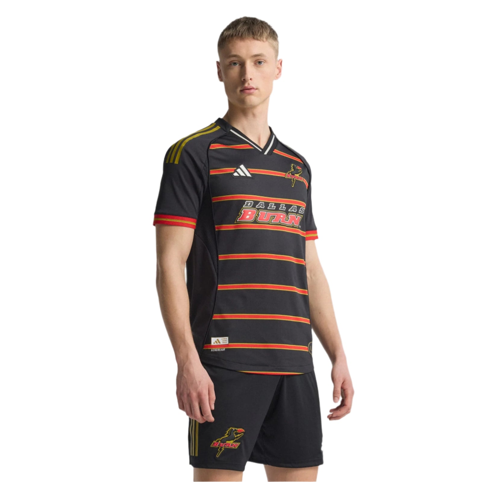 adidas Men's FC Dallas Burn Authentic Retro Third Jersey 25/26 (Black)