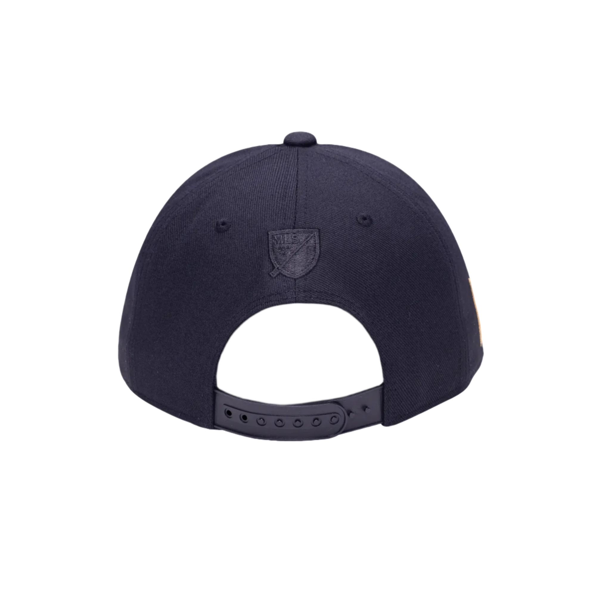 Fan Ink LAFC Lettering Snapback Adjustable Hat (Black/Gold)