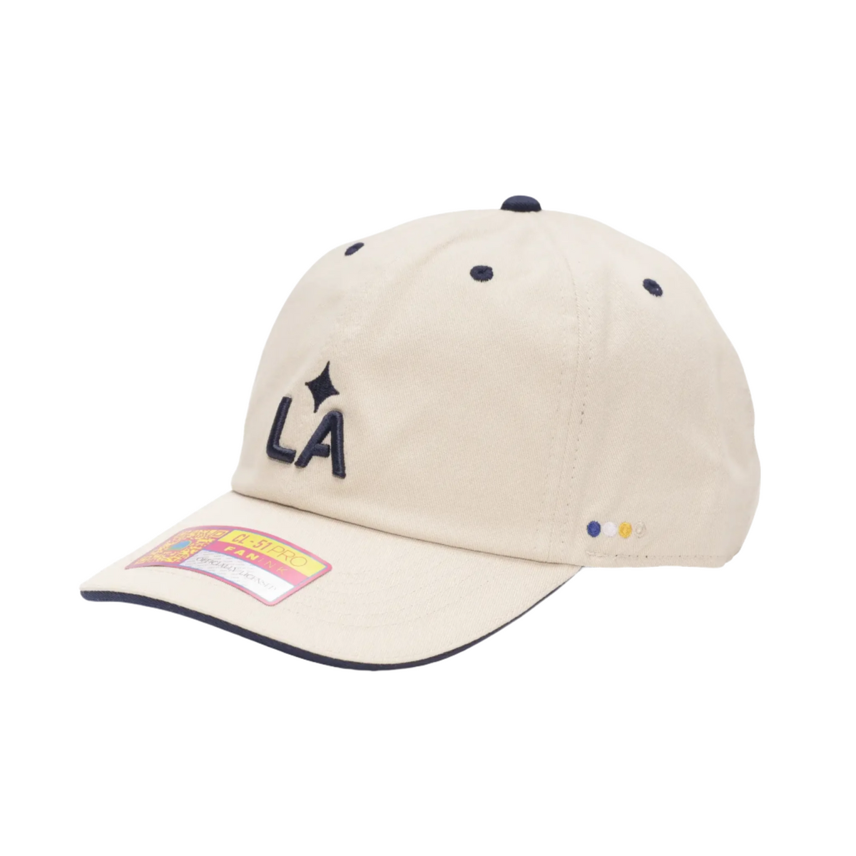 Fan Ink LA Galaxy Expedition Panama Classic Adjustable Hat (Tan)