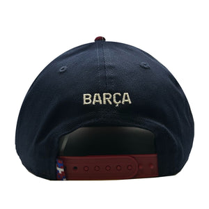 Fan Ink FC Barcelona Evolve Snapback Hat (Navy/White/Maroon)